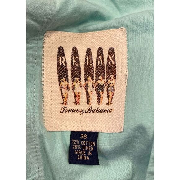 Tommy Bahama Men’s Linen Blend Relax Shorts Sz. 38 Flat Front Travel Weekend - Picture 5 of 8